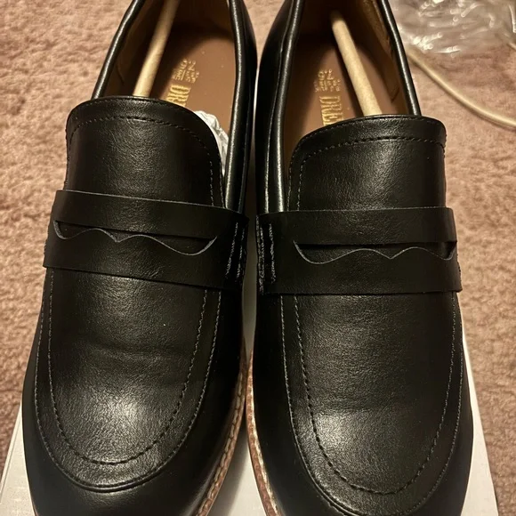 Dream Pairs Black Flats Classic Loafers - Picture 1 of 2